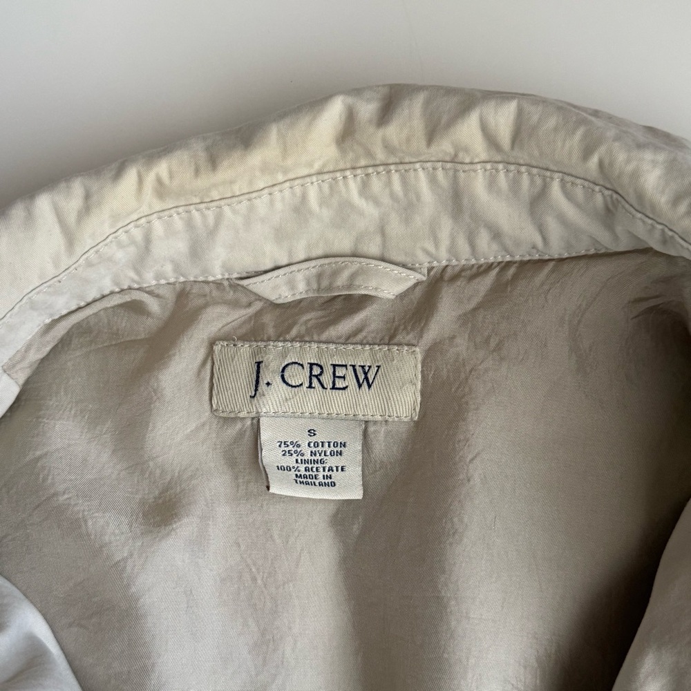 J. Crew Men’s Tan Harrington Bomber Jacket - Size Small (Used) - Picture 2 of 7